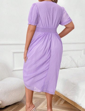 Rochie midi Shein Curve+, mov