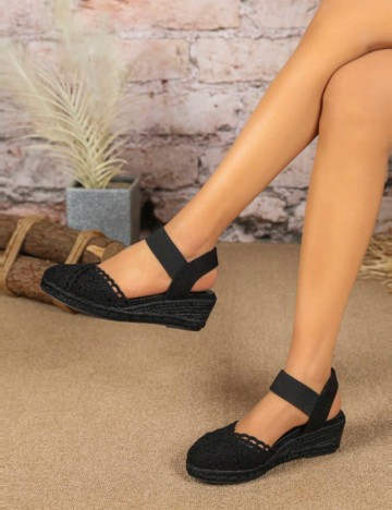 Espadrile Shein, negru