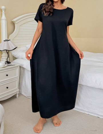 Rochie De Noapte Shein, negru