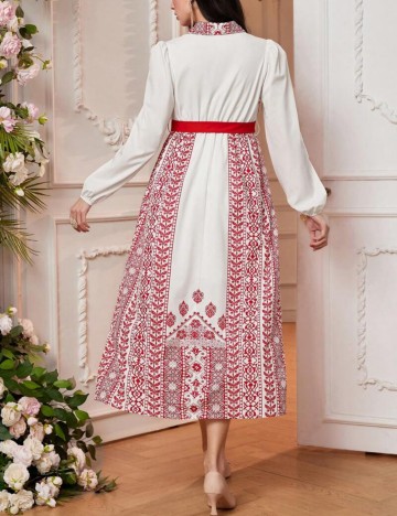 Rochie midi Shein, mix culori