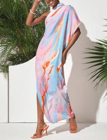 Rochie maxi Shein, mix culori