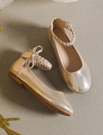 Pantofi Shein, auriu
