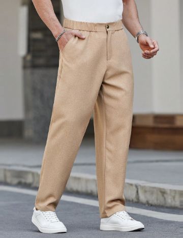 Pantaloni MANFINITY by Shein, maro