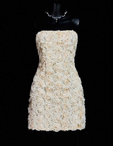 Rochie mini Shein, crem
