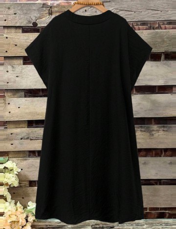 Rochie midi Shein Curve+, negru