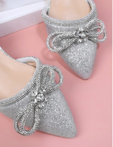 Pantofi Shein, argintiu