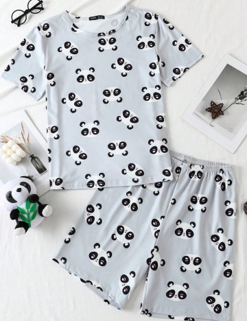 Compleu pijamale Shein, mix culori