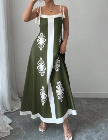 Rochie maxi Shein, mix culori