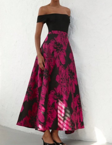 Rochie midi Shein, mix culori