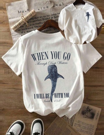 Tricou Shein, alb