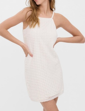 Rochie mini Vero Moda, alb