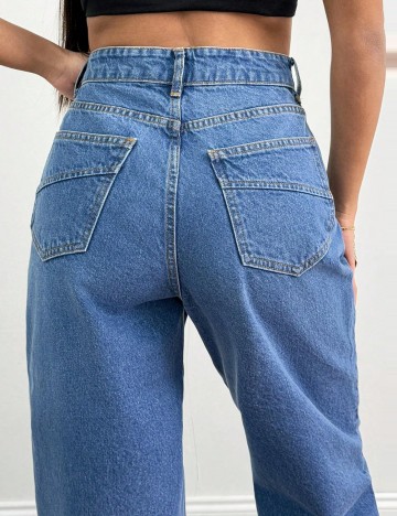 Jeans Shein, albastru