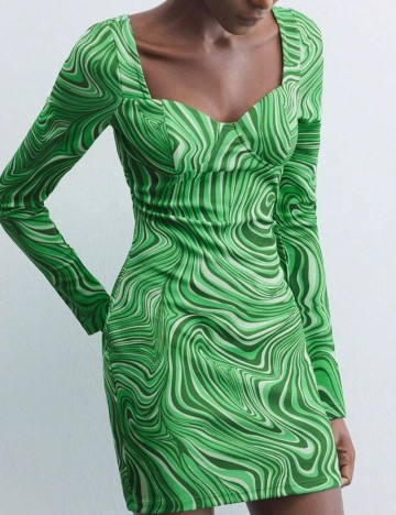 Rochie mini Shein, verde