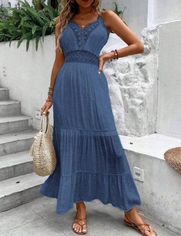 Rochie maxi Shein, albastru