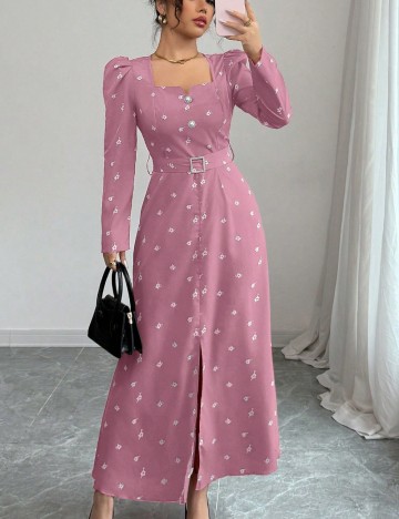 Rochie maxi Shein, roz