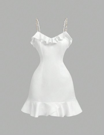 Rochie mini Shein, alb