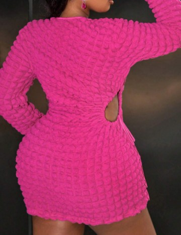 Rochie mini Shein Curve+, roz