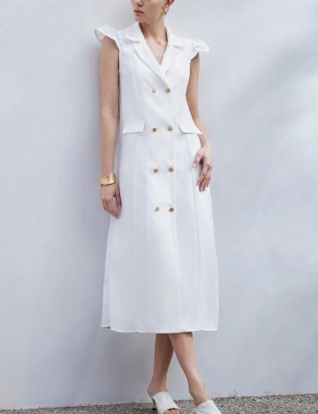 Rochie maxi Shein, alb