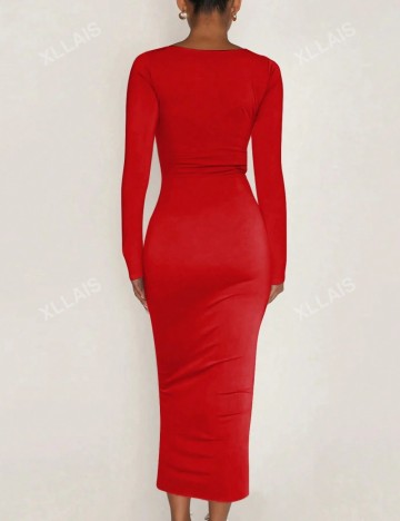 Rochie maxi Shein, roșu