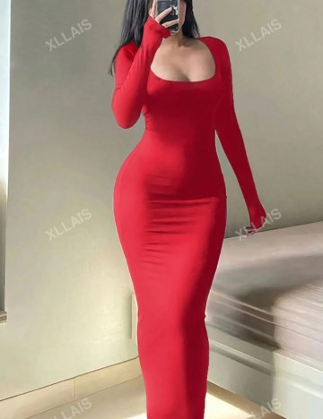 Rochie maxi Shein, roșu