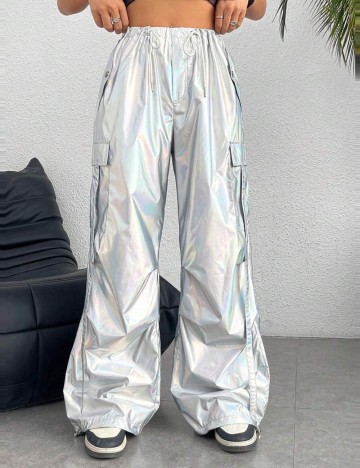 Pantaloni Shein, gri