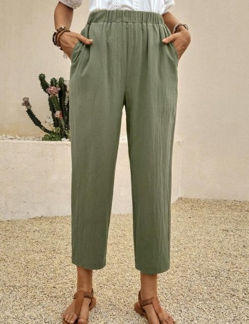 Pantaloni Shein, verde