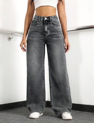 Jeans Shein, negru