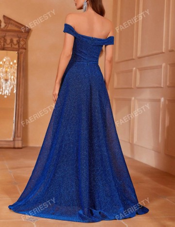Rochie de ocazie Shein, albastru