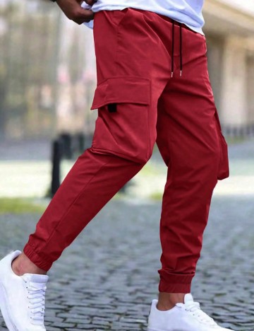 Pantaloni Shein, roșu