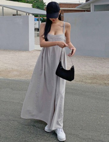 Rochie maxi DAZY by Shein, gri