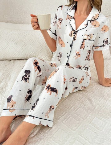 Compleu pijamale Shein, mix culori