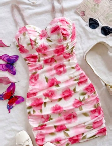 Rochie mini Shein, mix culori