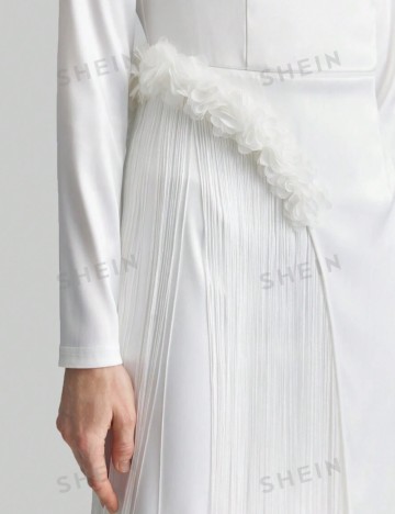 Rochie maxi Shein, alb