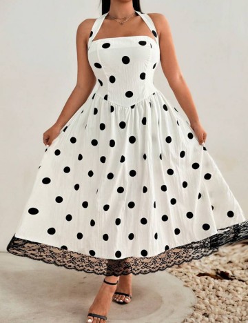 Rochie maxi Shein Curve+, mix culori