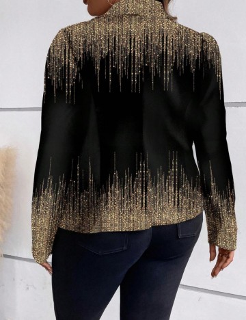 Cardigan Shein Curve+, mix culori