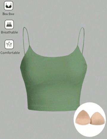 Top Shein, verde