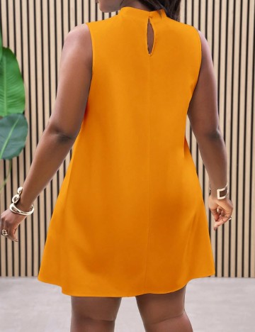 Rochie mini Shein Curve+, portocaliu