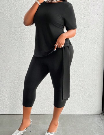 Compleu Shein Curve+, negru