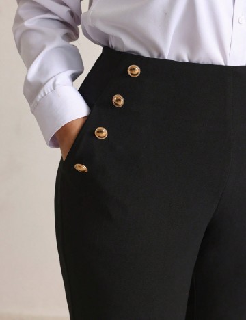 Pantaloni Shein Curve+, negru