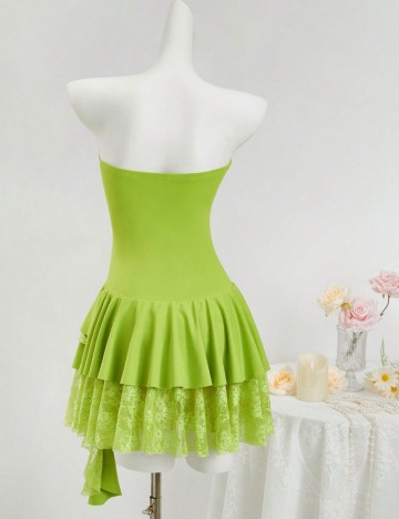 Rochie tip salopetă Shein, verde