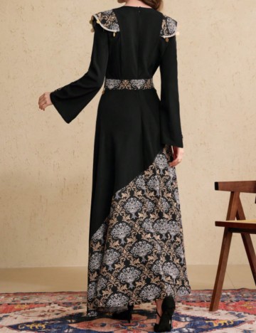Rochie maxi Shein, mix culori