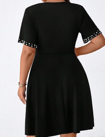 Rochie mini Shein Curve+, negru
