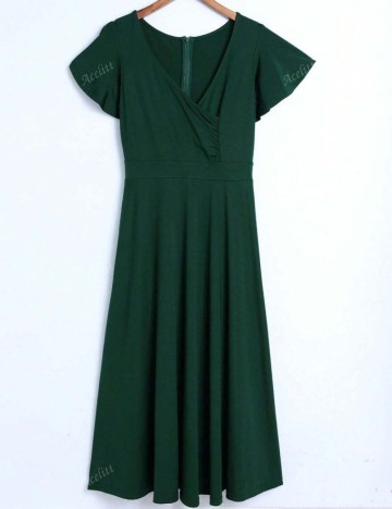 Rochie midi Shein, verde