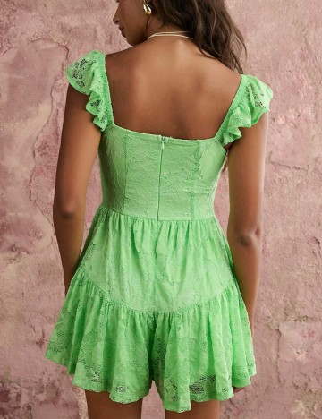 Salopetă scurtă Shein, verde
