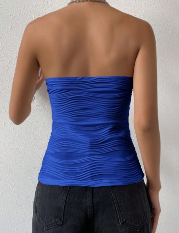 Top Shein, albastru