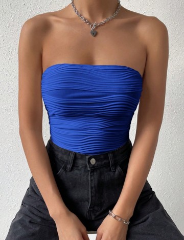 Top Shein, albastru