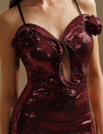Rochie de ocazie Shein, roșu