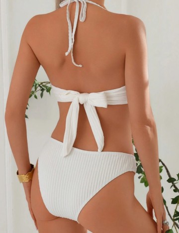 Costum de baie Shein, alb