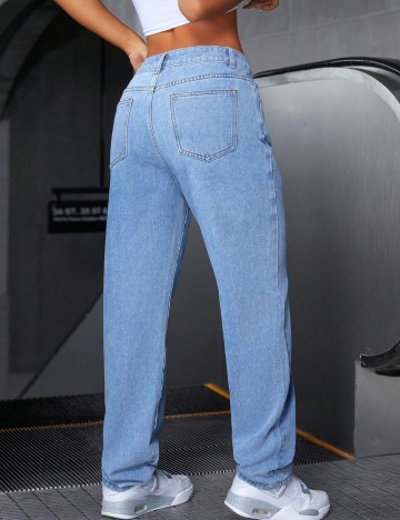 Jeans Shein, albastru