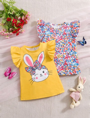 Set Tricouri Shein, mix culori